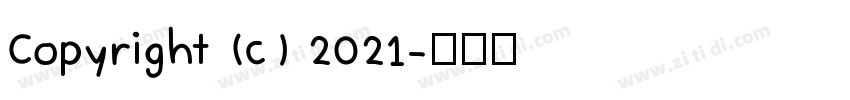 Copyright (c) 2021字体转换